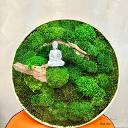 Moss Art Buddha